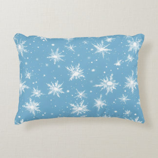 Accent Pillow Een sneeuwkristal patroon Kussen