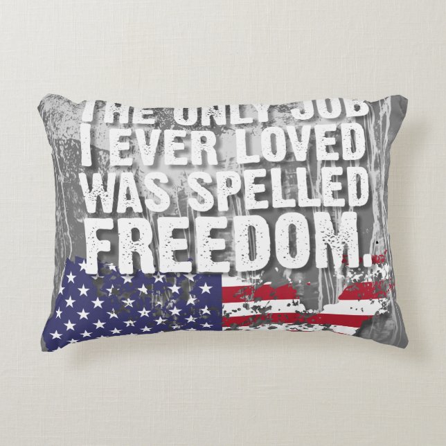 Accent Pillow – Freedom Job Accent Kussen (Voorkant)