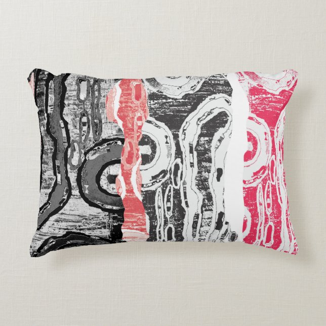Accent Pillow – Friction Lands Abstract Design Kussen (Voorkant)