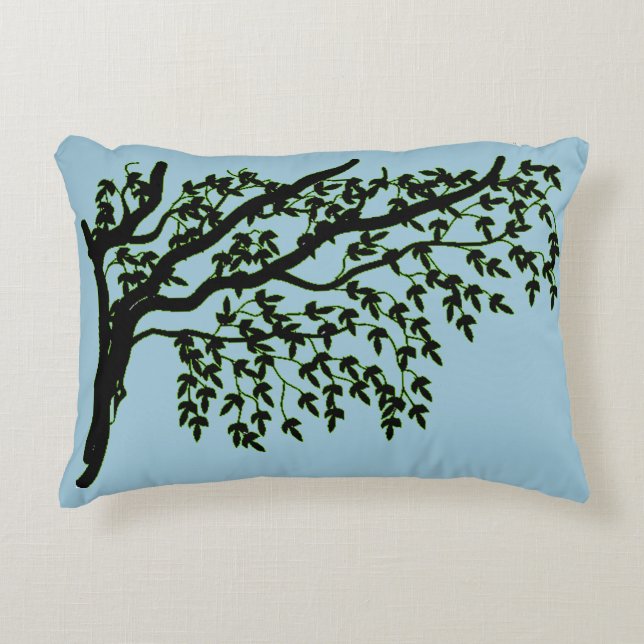 Accent Pillow - Leafy Branches Accent Kussen (Voorkant)