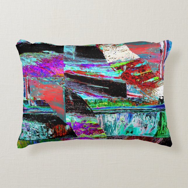Accent Pillow – Neon Pulse Accent Kussen (Voorkant)