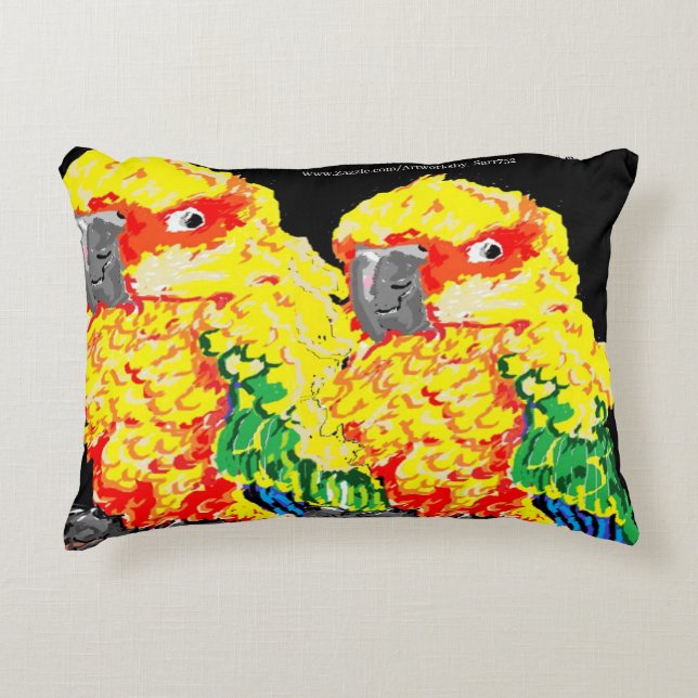 Accent Pillow: Parrot's Kussen (Voorkant)