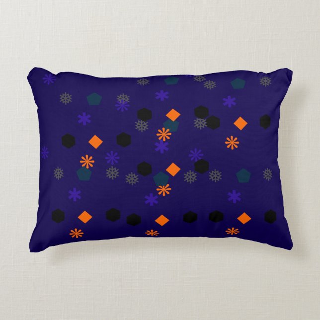 Accent Pillow - Uniek geometrisch patroon Kussen (Voorkant)