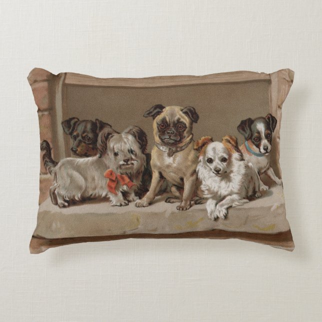 Accent Pillow van groep Watch-honden Accent Kussen (Voorkant)