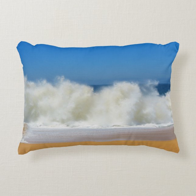 Accent Pillow van Ocean Waves crashen Kussen (Voorkant)