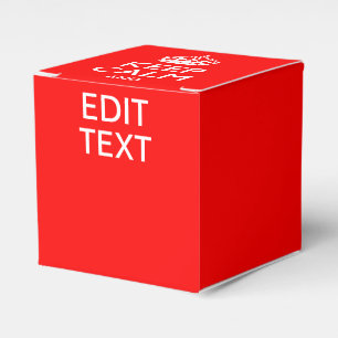 Accent Red KEEP CALM AND Edit Text Bedankdoosjes