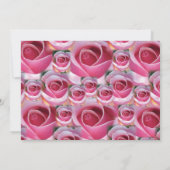 Accent rose Faire-part de mariage Rose (Dos)