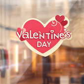 Accent tijdloze Valentijn - Raamsticker