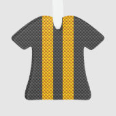 Accent Yellow Racing Stripes Carbon Fiber Style (dos)