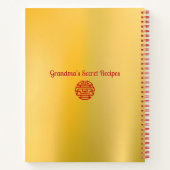 Accents Auspicious Livre de recettes du Nouvel An (Dos)