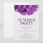 Accents floraux : Invitation à la fête d'été (Devant / Derrière)