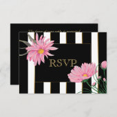 Accentuation Or Bandes noires Baies roses RSVP (Devant / Derrière)