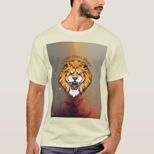 Accept challenges t shirt design  (Voorkant)