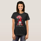 Accept Understand Love Gnome Valentine Autism Awar T-shirt (Voorkant volledig)