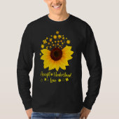 Accept Understand Love Sunflower Shirt Autism Awar (Voorkant)