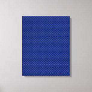 Acceptabele blauwe koolstofvezel zoals afdrukopdra canvas afdruk