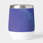 Acceptatie | Blauw Indigo Paars Boho Medaillons (Achterkant)