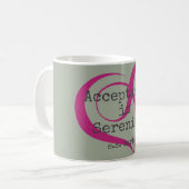 Acceptatie is Mok Serenity Quote (Voorkant links)