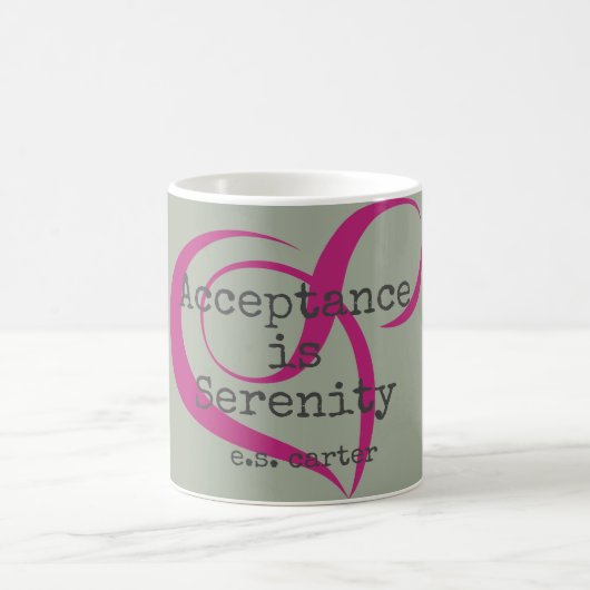 Acceptatie is Mok Serenity Quote (Center)