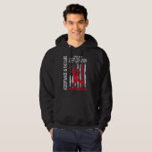 Acceptatie Redin Red in plaats van Autism Great Gr Hoodie (Voorkant volledig)