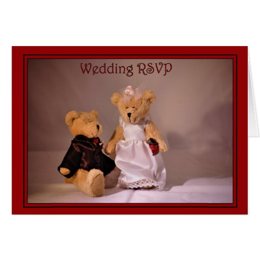 Acceptation de faire-part de mariage du mariage (Devant horizontal)