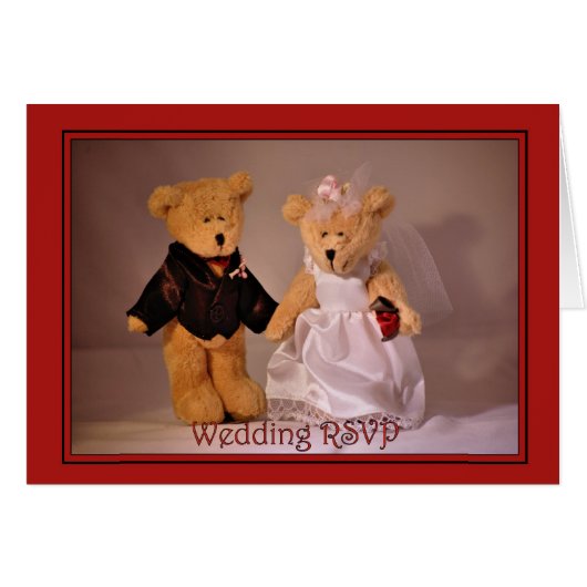 Acceptation de faire-part de mariage du mariage (Devant horizontal)