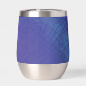 Acceptation | Motif de Blue Indigo Violet Shibori (Arrière)