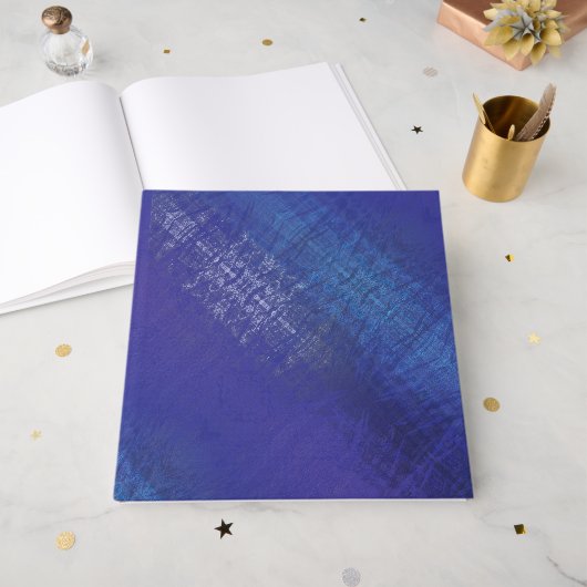 Acceptation | Motif de Blue Indigo Violet Shibori (Recto ouvert)