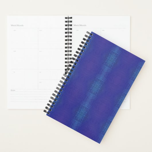 Acceptation | Motif de Blue Indigo Violet Shibori (Devant avec enveloppe)