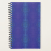 Acceptation | Motif de Blue Indigo Violet Shibori (Devant)