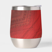 Acceptation | Motif de Boho Eclectique Rouge (Gauche)