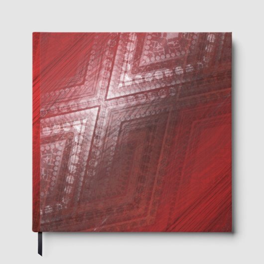 Acceptation | Motif de Boho Eclectique Rouge (Recto)
