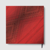 Acceptation | Motif de Boho Eclectique Rouge (Verso)