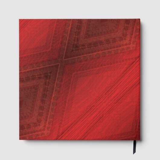 Acceptation | Motif de Boho Eclectique Rouge (Verso)