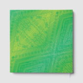 Acceptation | Motif de Shibori jaune bleu (Verso)