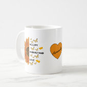 Accepteer Begrijp liefde Motivatie citaten Naam Koffiemok (Voorkant links)