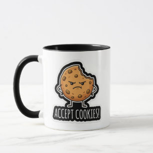 Accepteer Cookies Grappige Tech Stunt Boze Koek Mo Mok