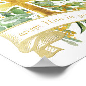 Accepteer Jezus in je hart - Christelijk geloof Poster (Hoek)