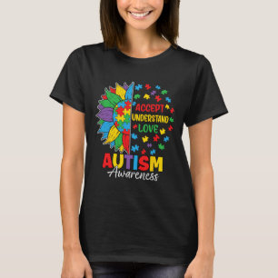 Accepteer liefde autisme dag t-shirt
