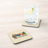 Accepteer Liefde - Begrijp Autisme Bewustzijn Hart Bier Onderzetter (Rechterzijde)