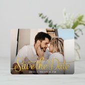 Accepter Enregistrer la date Invitation Foil (Debout devant)