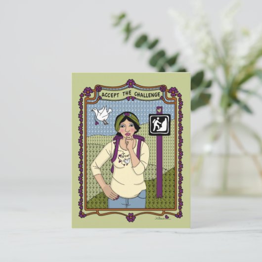 Accepter La Carte Postale Challenge_A_ (Debout devant)