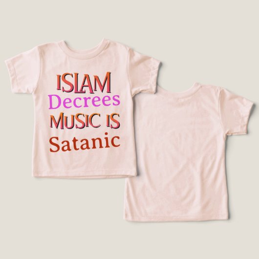 Accepteren dat de islam ons vertelt dat moslims sa (Ontwerp Voorkant & Achterkant)