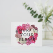 Acceptez votre carte postale de défauts (Debout devant)