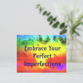 Acceptez votre carte postale Perfect Imperfections (Debout devant)