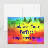 Acceptez votre carte postale Perfect Imperfections (Devant / Derrière)