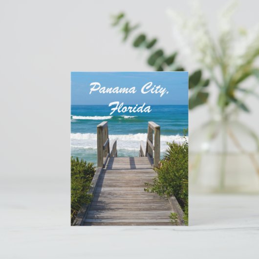 Accès à la plage - Carte postale (Debout devant)