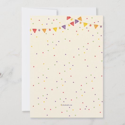 Accès de taco 'une invitation de partie (Dos)