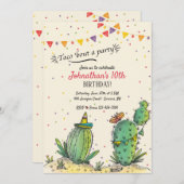 Accès de taco 'une invitation de partie (Devant / Derrière)