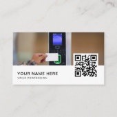 Access Control Service QR-code Visitekaartje (Voorkant)